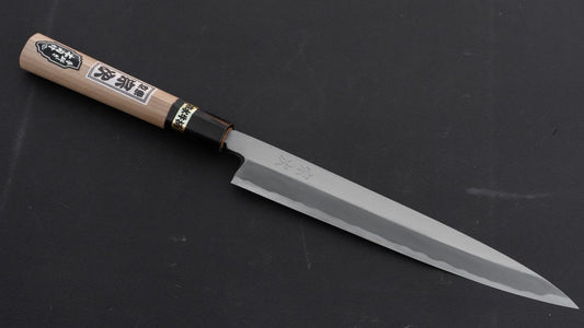 Morihei Munetsugu White #2 Yanagiba 210mm Ho Wood Handle (Fine Finish)