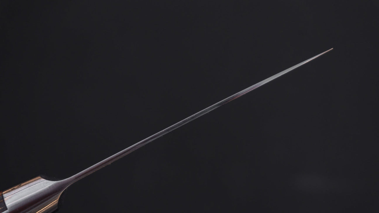 Hitohira Imojiya ST Damascus Paring 80mm Imitation Mahogany Handle