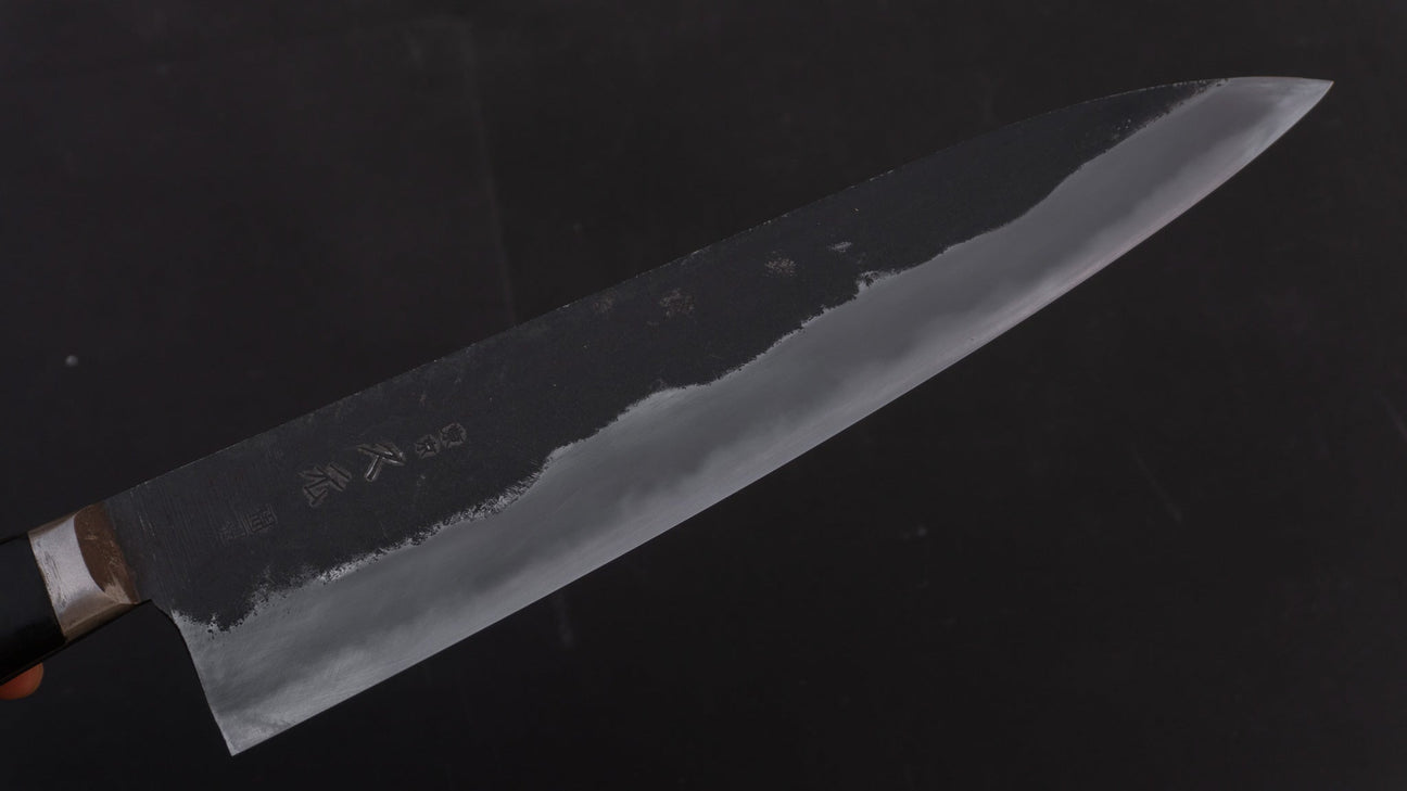 Morihei Hisamoto Kurouchi White #1 Gyuto 240mm Pakka Handle (Fine Finish)