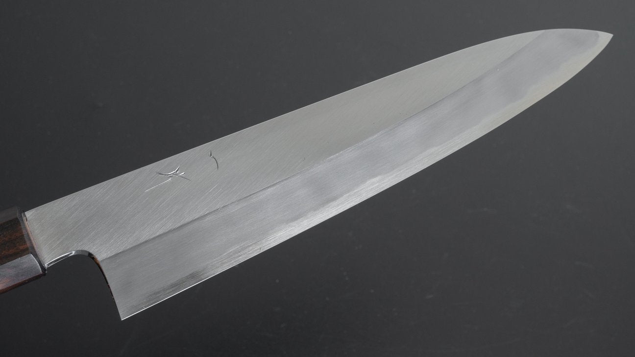 Hitohira Kikuchiyo Kyuzo White #2 Migaki Gyuto 210mm Cherry Wood Handle