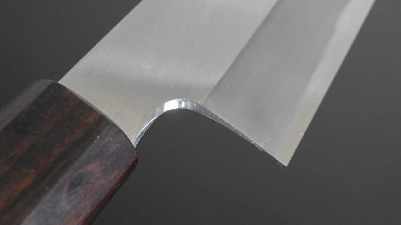 Hitohira Kikuchiyo Kyuzo White #2 Migaki Gyuto 210mm Cherry Wood Handle