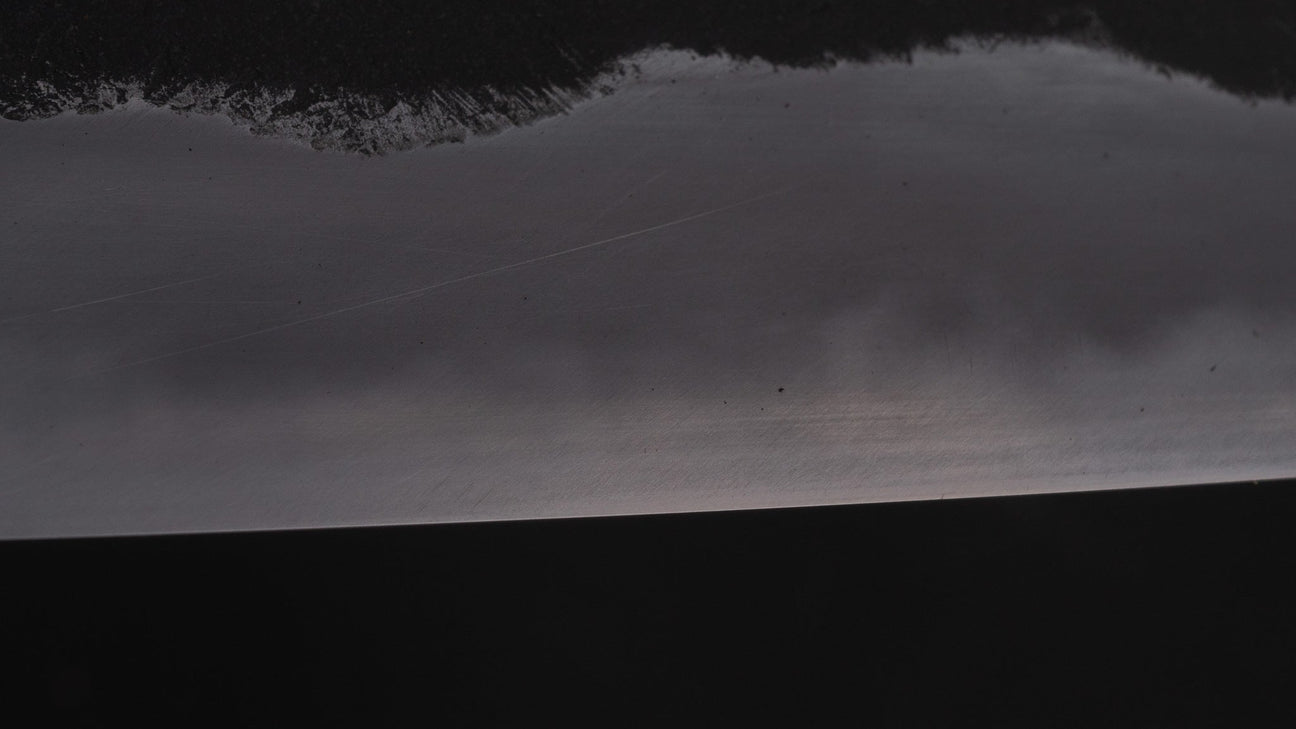 Morihei Hisamoto Kurouchi White #1 Gyuto 240mm Pakka Handle (Fine Finish)