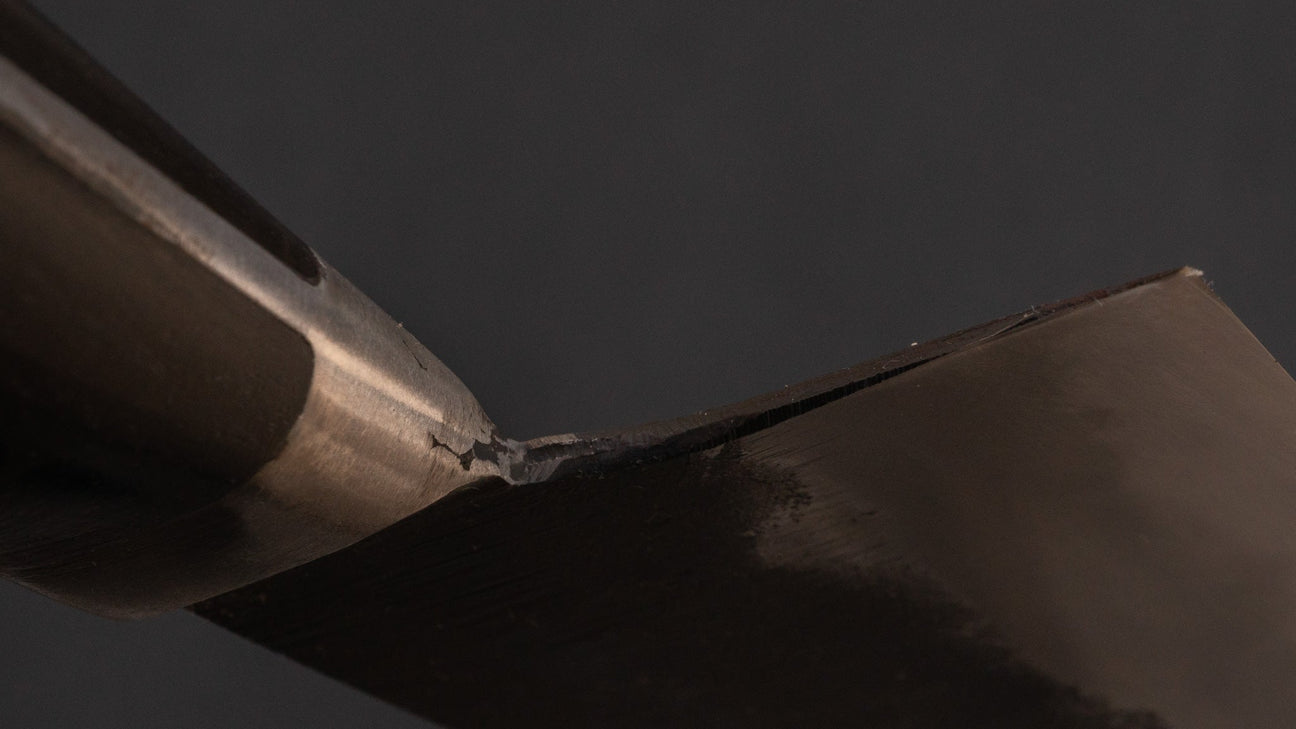 Morihei Hisamoto Kurouchi White #1 Gyuto 240mm Pakka Handle (Fine Finish)