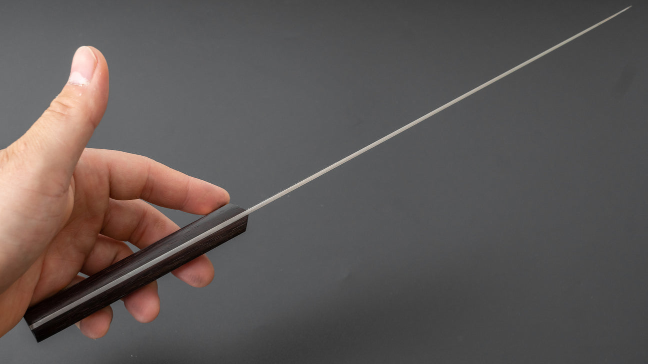 Kanehide Bessaku Left-Handed Sujihiki 240mm Rosewood Handle