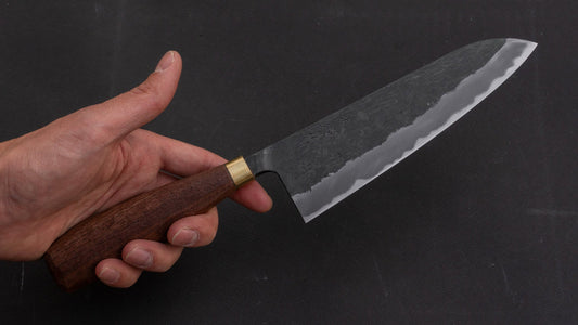 Daitoku Blue #2 Santoku 165mm Walnut Handle