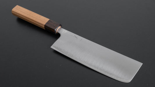 Hitohira Futana SB Migaki Nakiri 165 mm kersenhouten handvat
