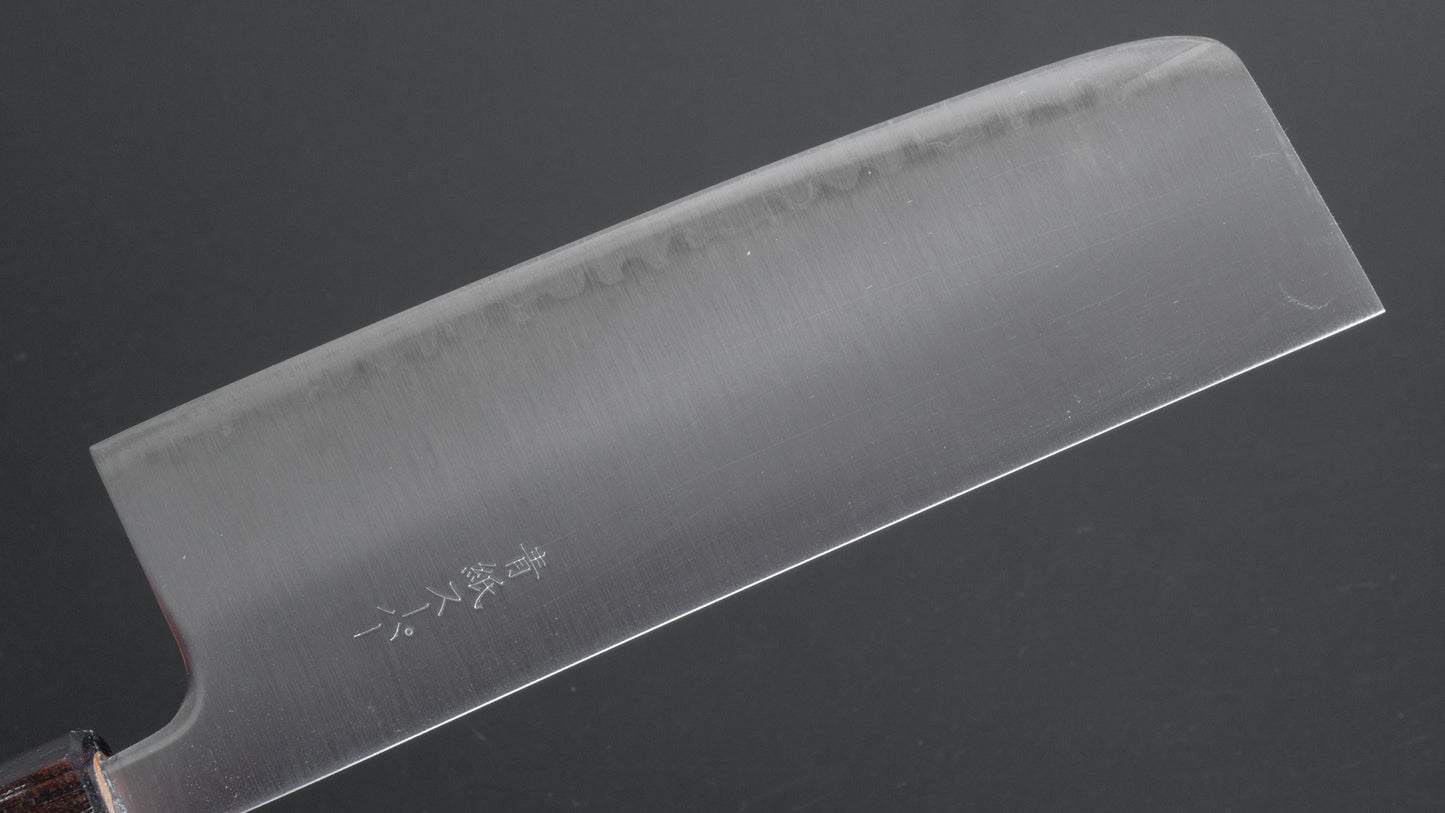 Hitohira Futana SB Migaki Nakiri 165 mm kersenhouten handvat 