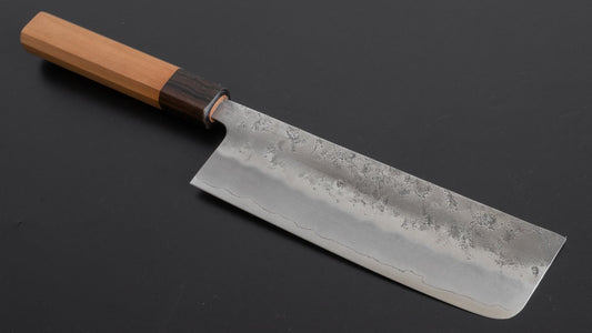 Hitohira Futana S3 Nashiji Nakiri 165mm Cherry Wood Handle