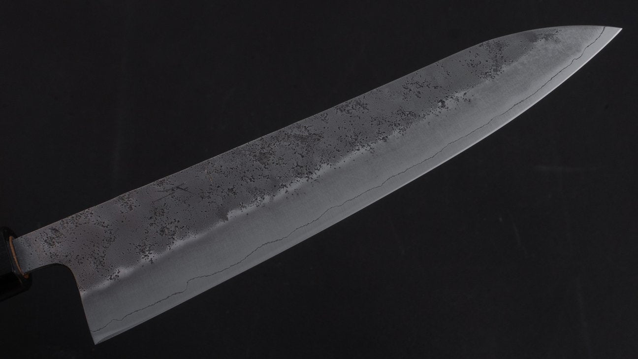 Hitohira Futana S3 Nashiji Gyuto 210mm Cherry Wood Handle