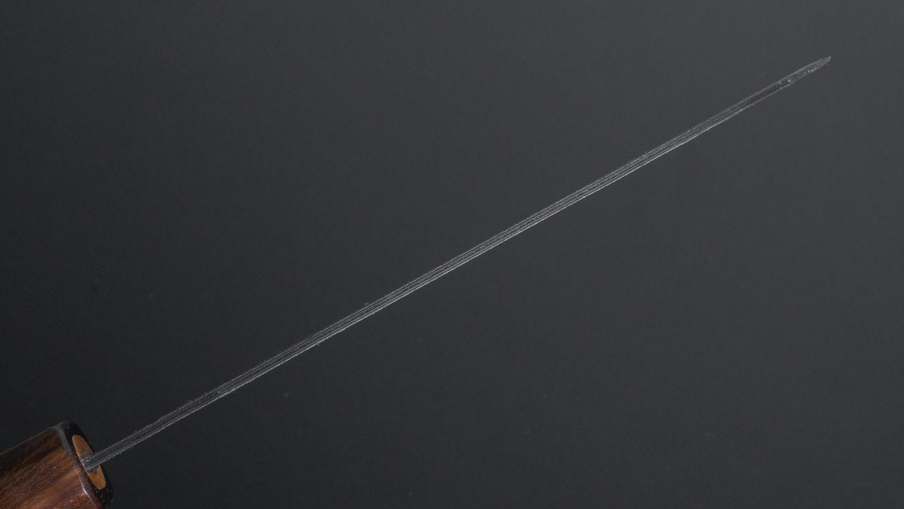 Hitohira Futana SB Kuro Nashiji Santoku 170mm Cherry Wood Handle