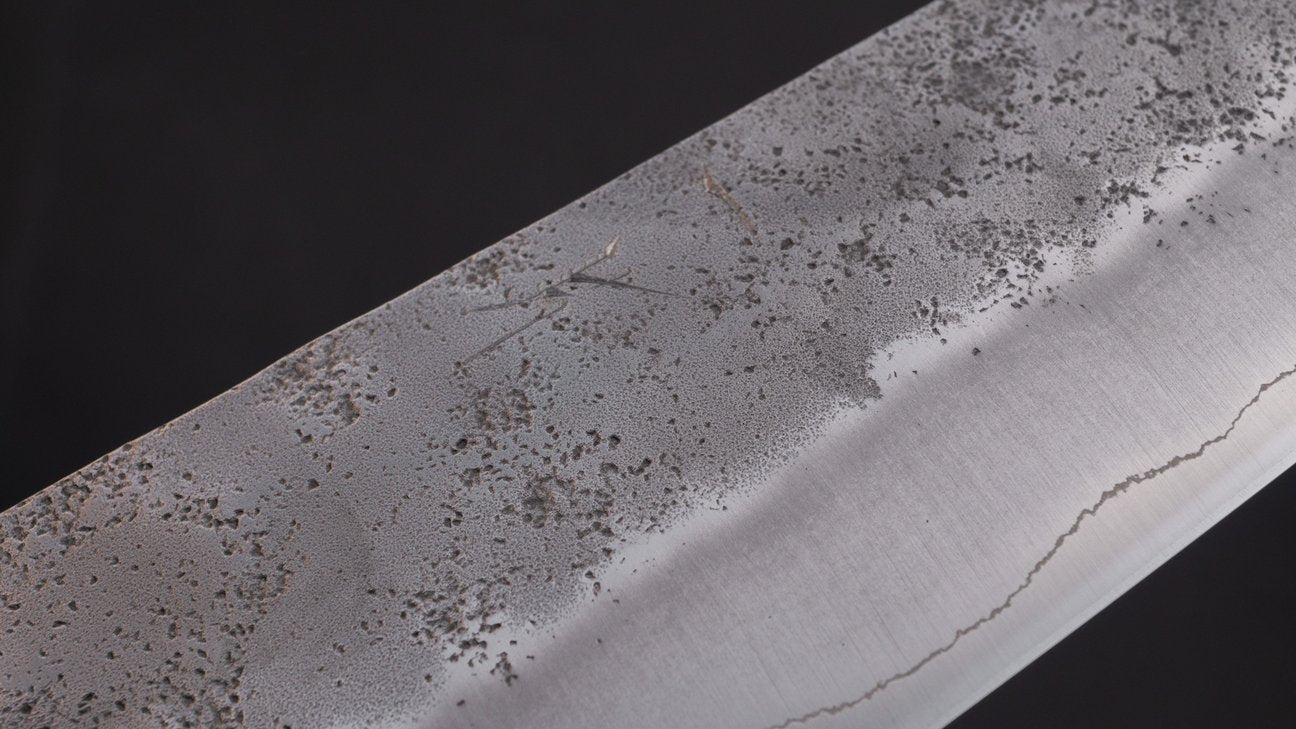 Hitohira Futana S3 Nashiji Gyuto 210mm Cherry Wood Handle