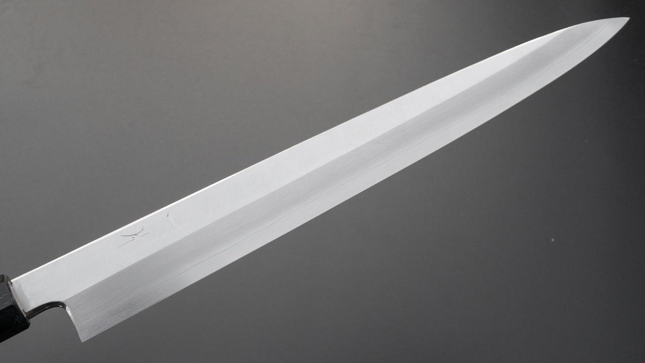 Hitohira Kikuchiyo Rikichi Silver #3 Yanagiba 300mm Ho Wood Handle (Saya)