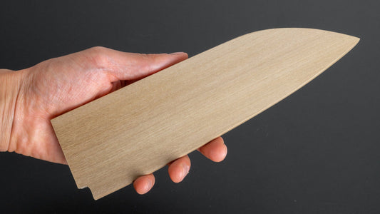 Hitohira Mumei Ho Hout Saya Santoku 180 mm