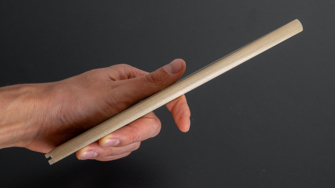 Hitohira Mumei Ho Hout Saya Santoku 180 mm