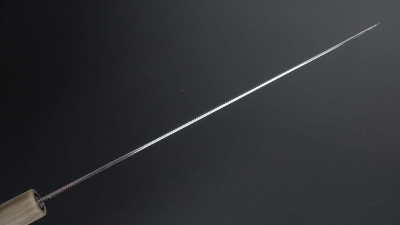 Hitohira Tanaka Kyuzo Blue #1 Stainless Clad Gyuto 240mm Taihei Ebony Handle