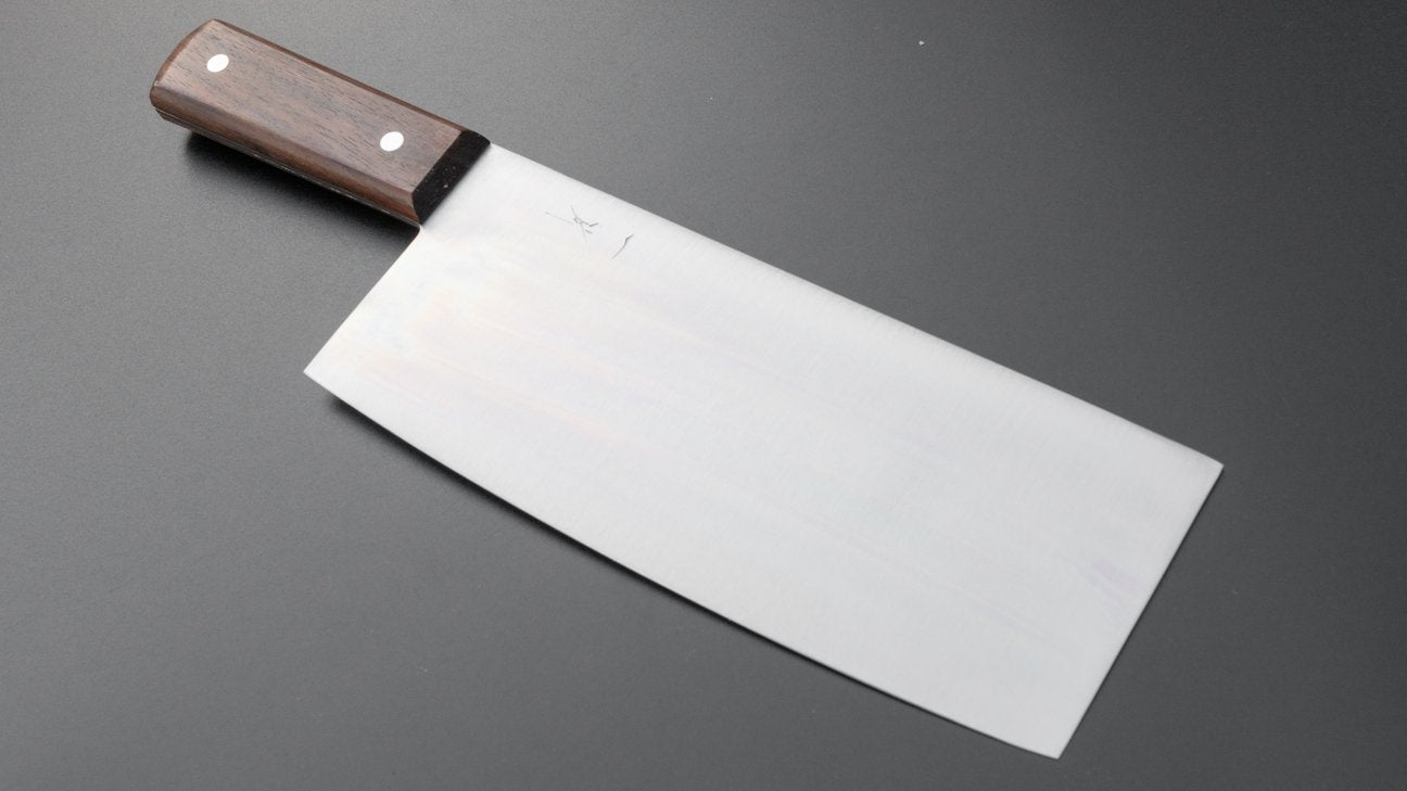 Hitohira Nihonko Carbon Chinese Cleaver 220mm Rosewood Handle