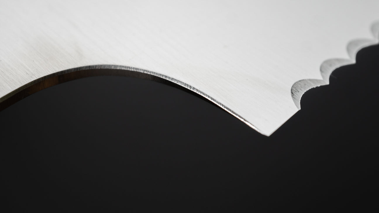 Hitohira Imojiya TH Stainless Bread Knife 240mm Ho Wood Handle (Wa)