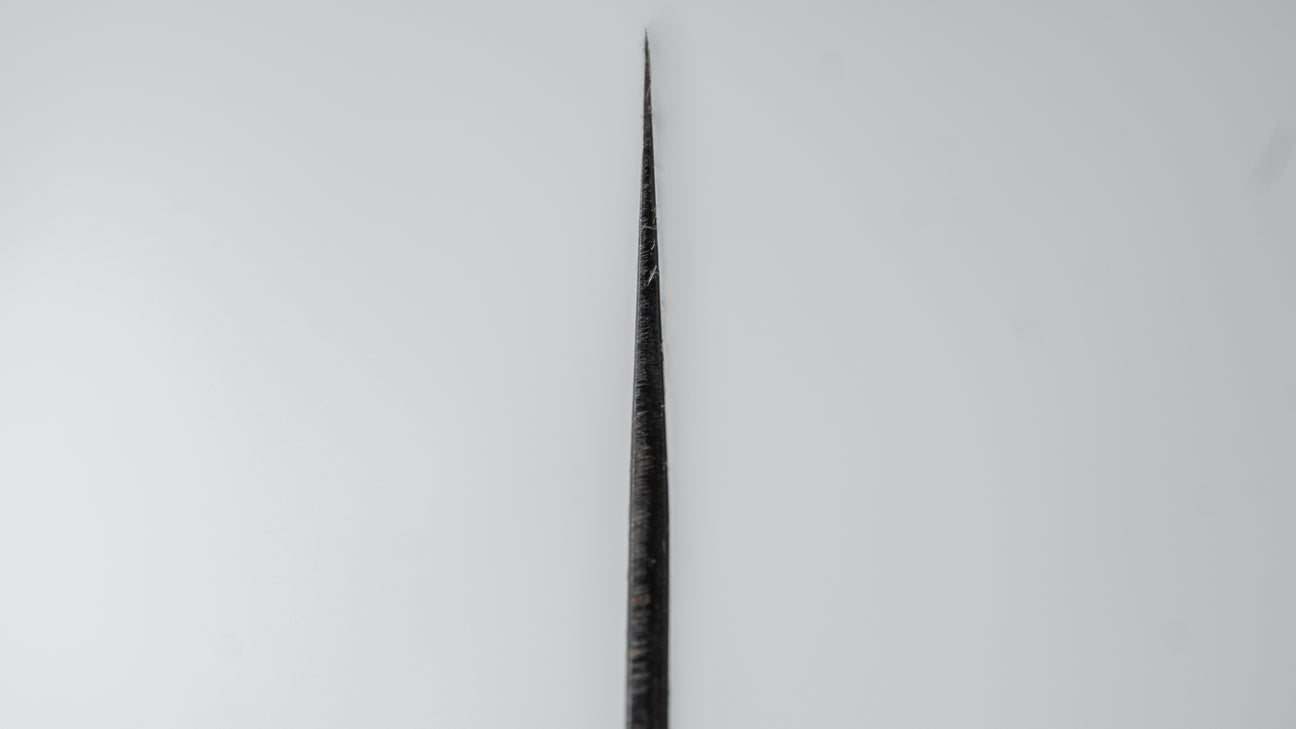 Morihei Hisamoto Blue Super Tsuchime Stainless Clad Nakiri 165mm Ho Wood Handle