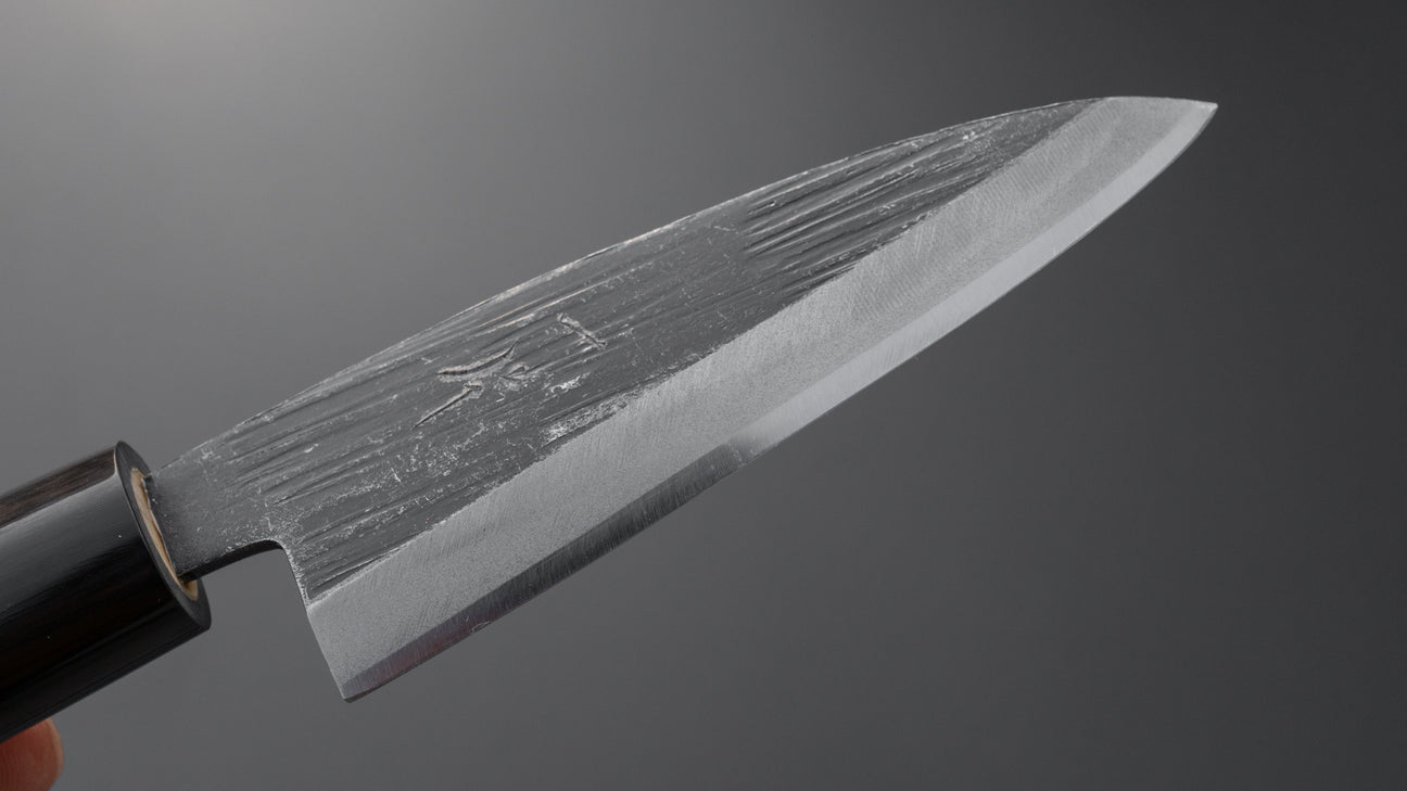 Hitohira Blue #2 Kaisaki 90 mm Ho houten handvat