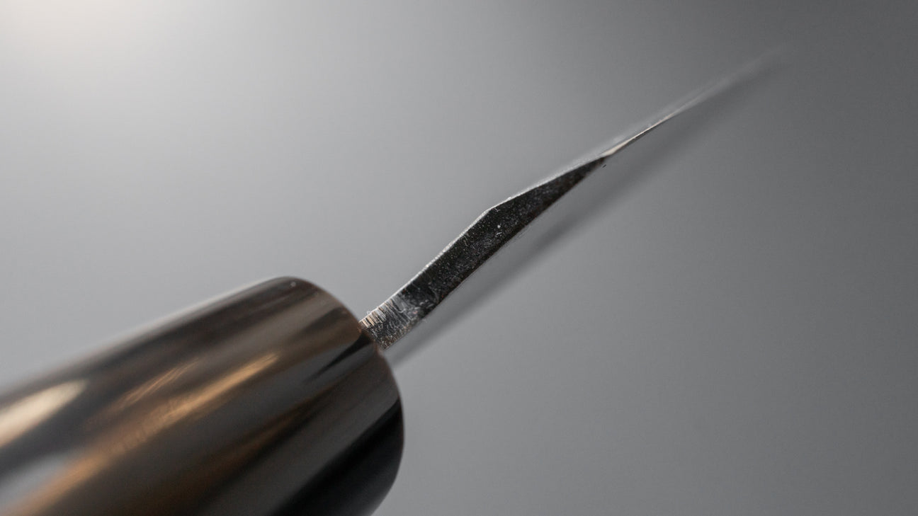 Hitohira Blue #2 Kaisaki 90 mm Ho houten handvat