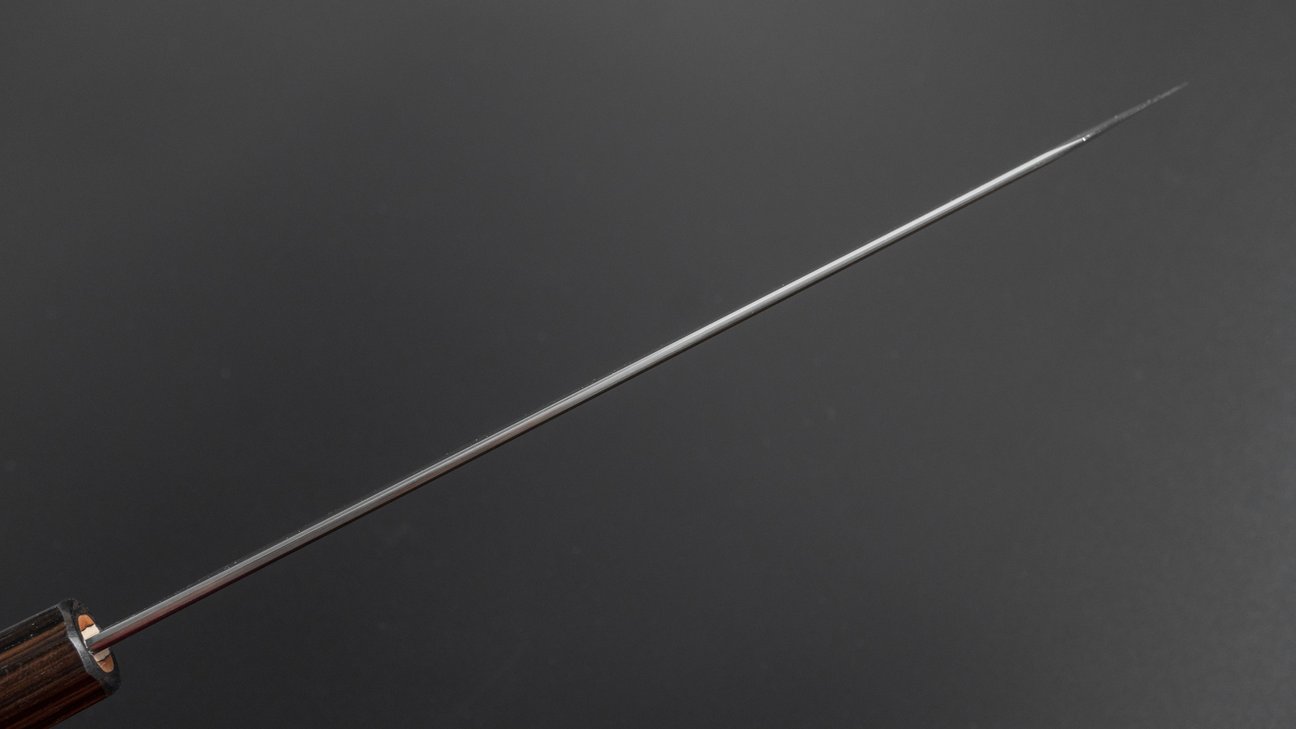 Hitohira Kikuchiyo Kyuzo White #2 Migaki Kiritsuke Gyuto 240mm Cherry Wood Handle