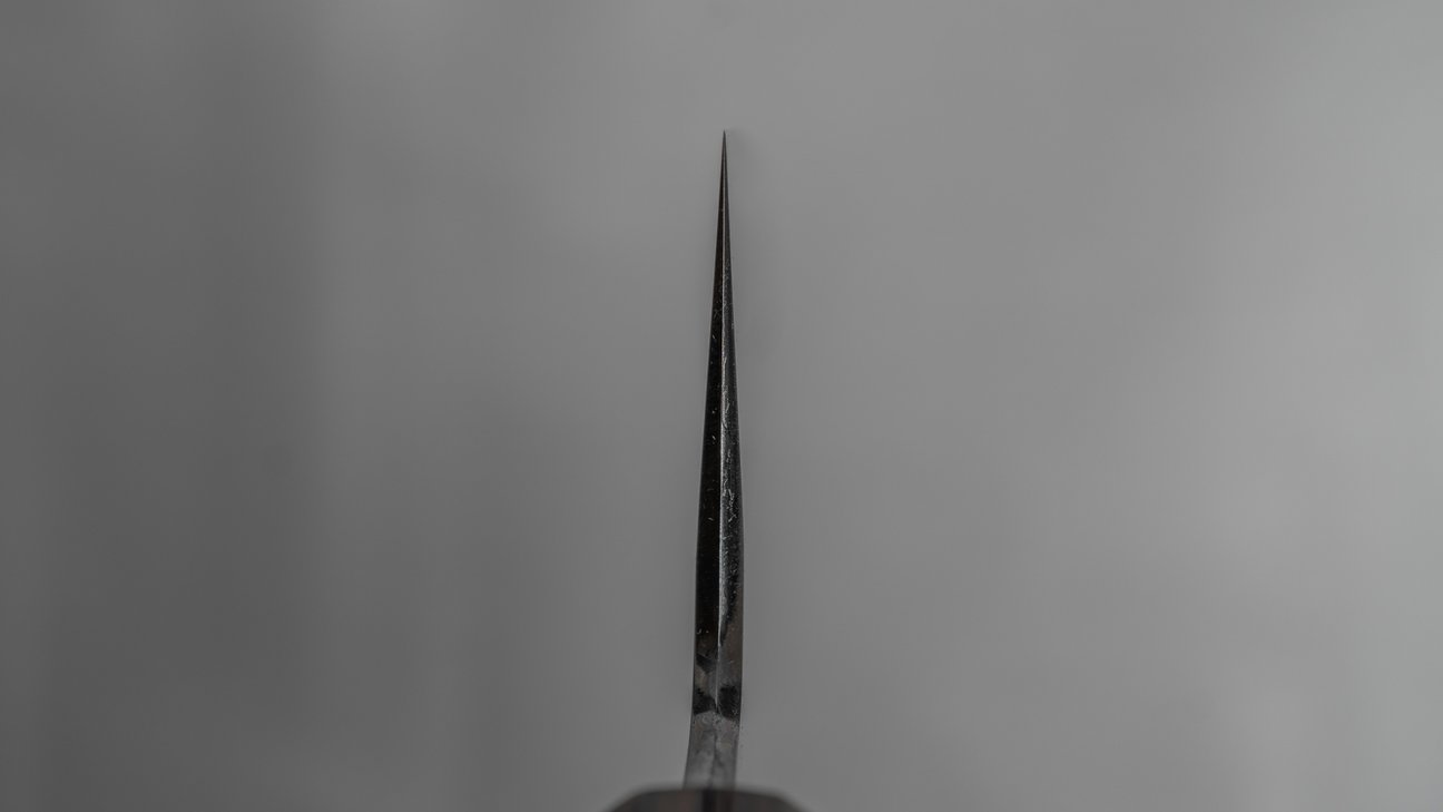 Hitohira Kikuchiyo Kyuzo White #2 Migaki Kiritsuke Gyuto 240mm Cherry Wood Handle