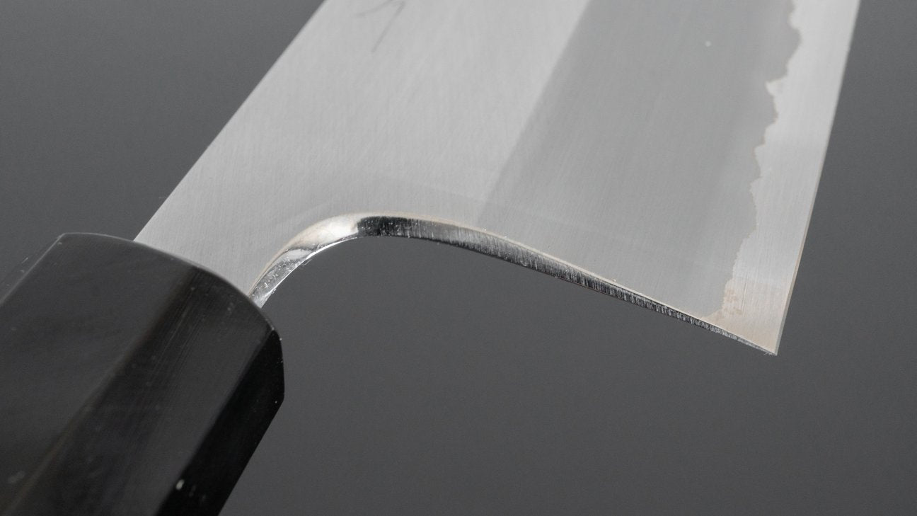 Hitohira Togashi White #1 Stainless Clad Nakiri 180mm Ho Wood Handle