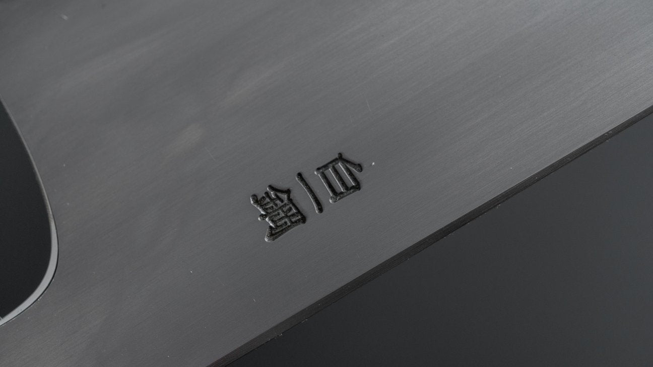 Hitohira Togashi White #1 Stainless Clad Kasumi Bunka 180mm Ebony Handle