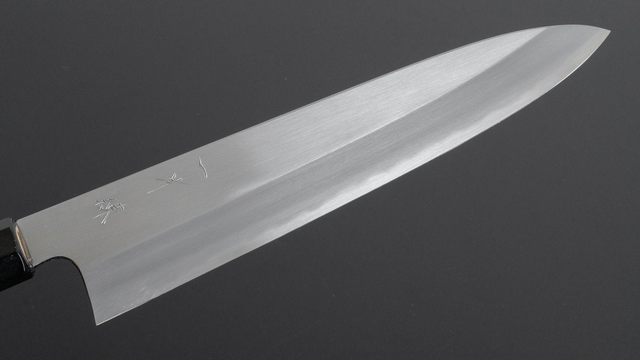 Hitohira Kikuchiyo Ren White #2 Gyuto 240mm Ho Wood Handle