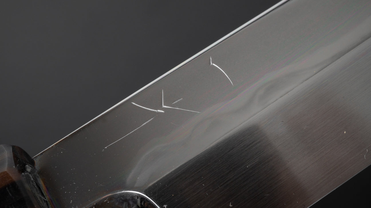 Hitohira Togashi White #1 Fuji Mizu Honyaki Yanagiba 300mm Taihei Ebony Handle (Saya)