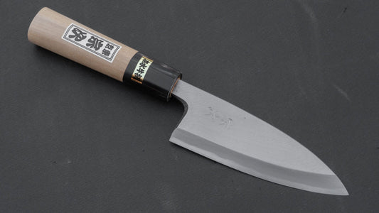 Morihei Munetsugu White #2 Deba 120mm Ho Wood Handle