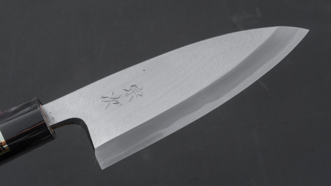 Morihei Munetsugu White #2 Deba 120mm Ho Wood Handle