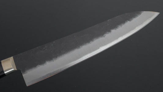 Hitohira Futana SB Kuro Nashiji Gyuto 210mm Western Pakka Handle