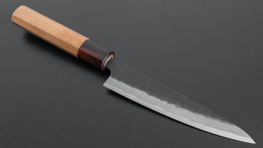 Hitohira Futana SB Kuro Nashiji Petty 135 mm kersenhouten handvat