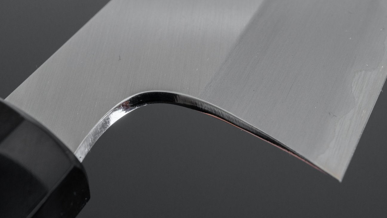 Hitohira Togashi White #1 Stainless Clad Santoku 180mm Ho Wood Handle