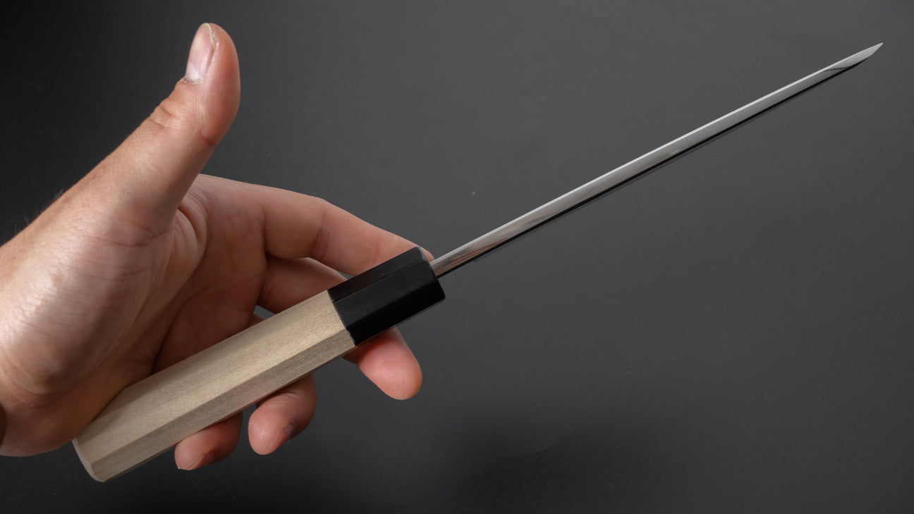 Hitohira Kikuchiyo Rikichi Silver #3 Deba 165mm Ho Wood Handle (Saya)