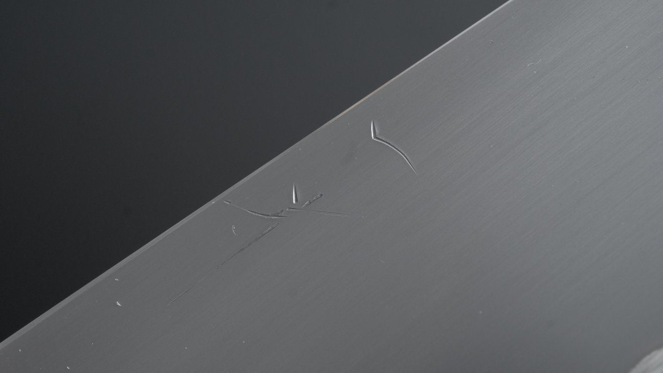 Hitohira Togashi White #1 Stainless Clad Kasumi Kiritsuke Gyuto 240mm Ebony Handle