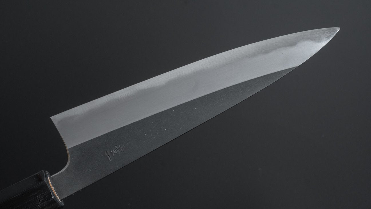 Hitohira Tanaka Kyuzo Blue #1 Kurouchi Petty 165mm Yakusugi Cedar Handle