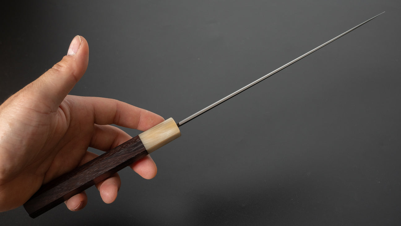 Tetsujin Blue #2 Kasumi Gyuto 210 mm Taihei palissander handvat