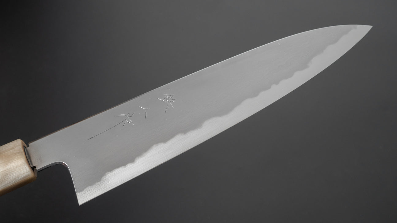 Tetsujin Blue #2 Kasumi Gyuto 210 mm Taihei palissander handvat