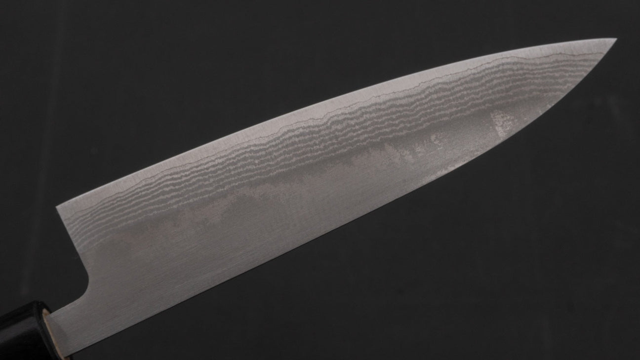 Hitohira Setsu Forged VG-10 Damascus Petty 140mm Rosewood Handle