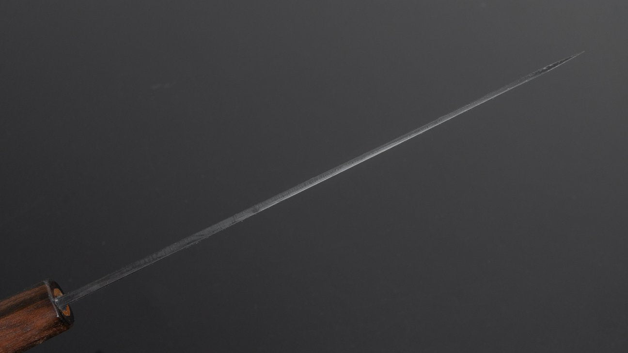 Hitohira Kikuchiyo Kyuzo Wit #2 Kurouchi Gyuto 210 mm kersenhouten handvat 