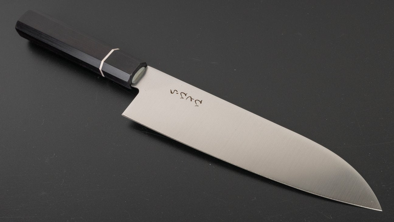 Hitohira Hiragana WS Santoku 185mm Pakka Handle