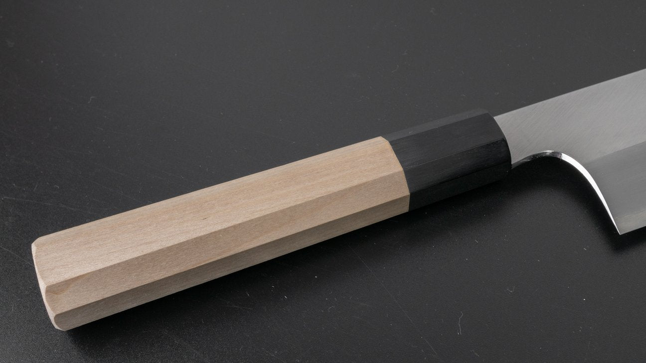 Hitohira Togashi White #1 Stainless Clad Gyuto 240mm Ho Wood Handle