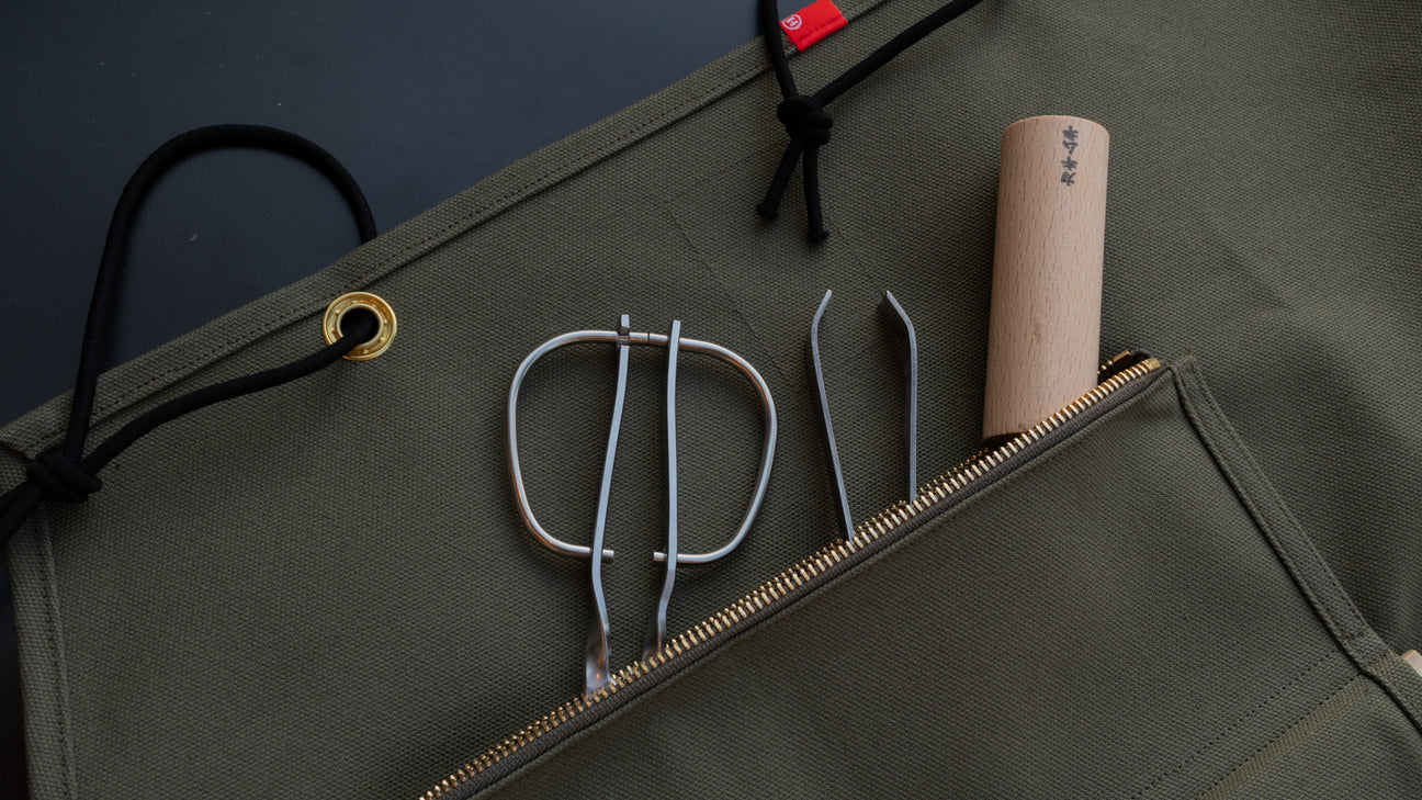 HI-CONDITION Hanpu Canvas 9 Pockets Knife Roll OD