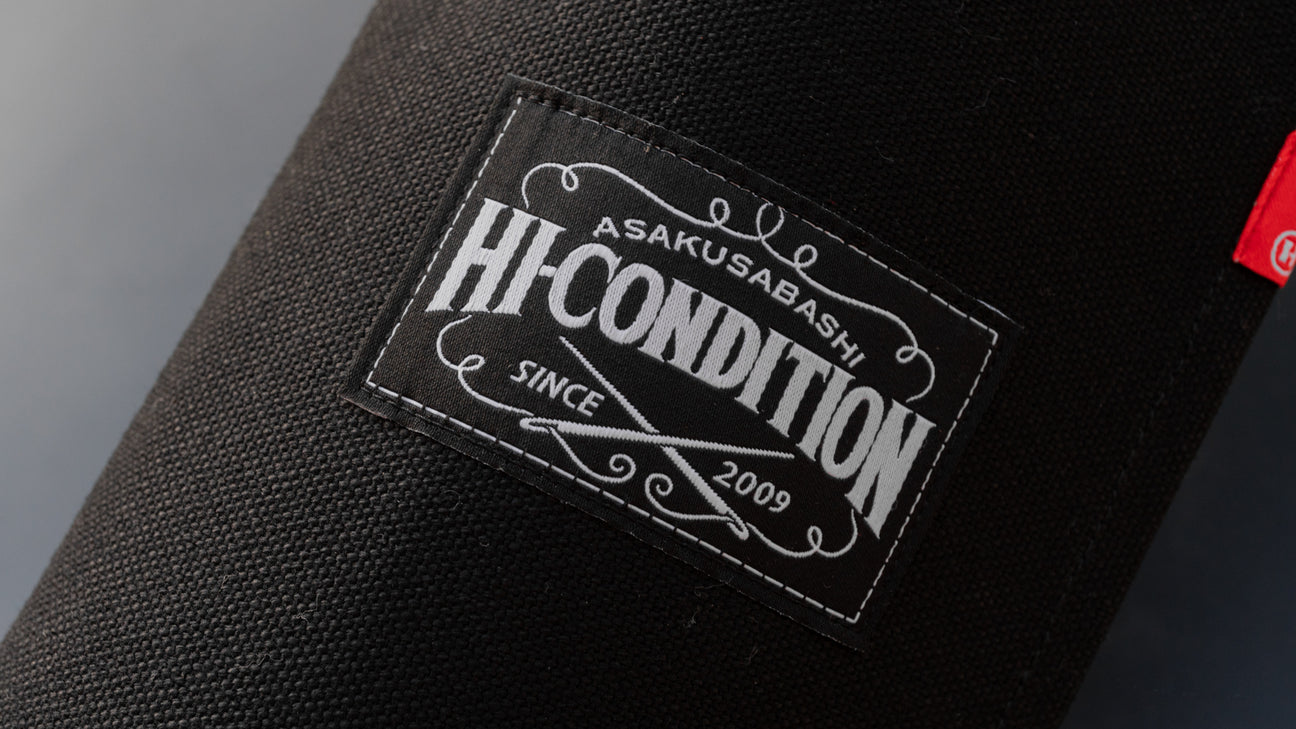 HI-CONDITION Hanpu Canvas 9 Pockets Knife Roll Black