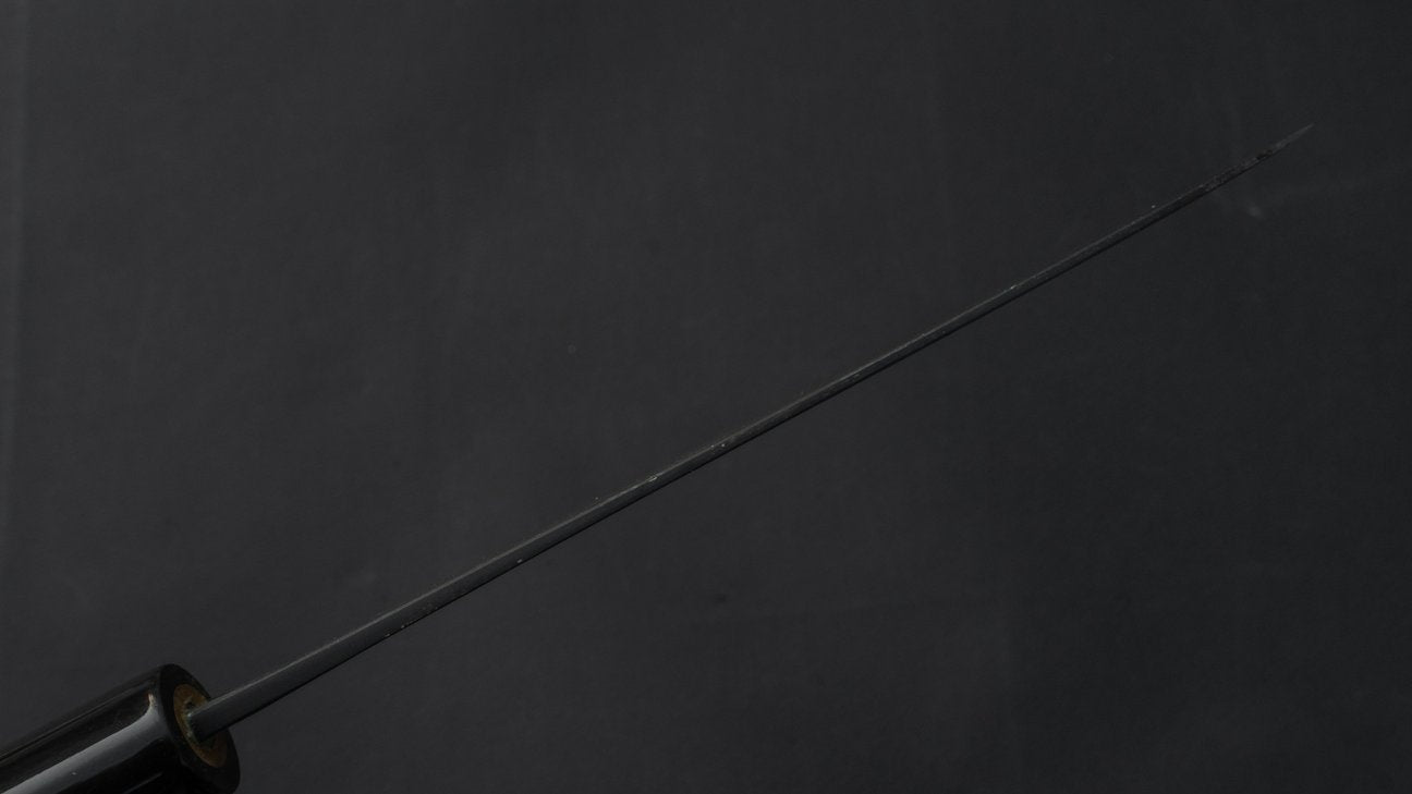 Morihei Munetsugu Blue #2 Kurouchi Santoku 165mm Ho Wood Handle