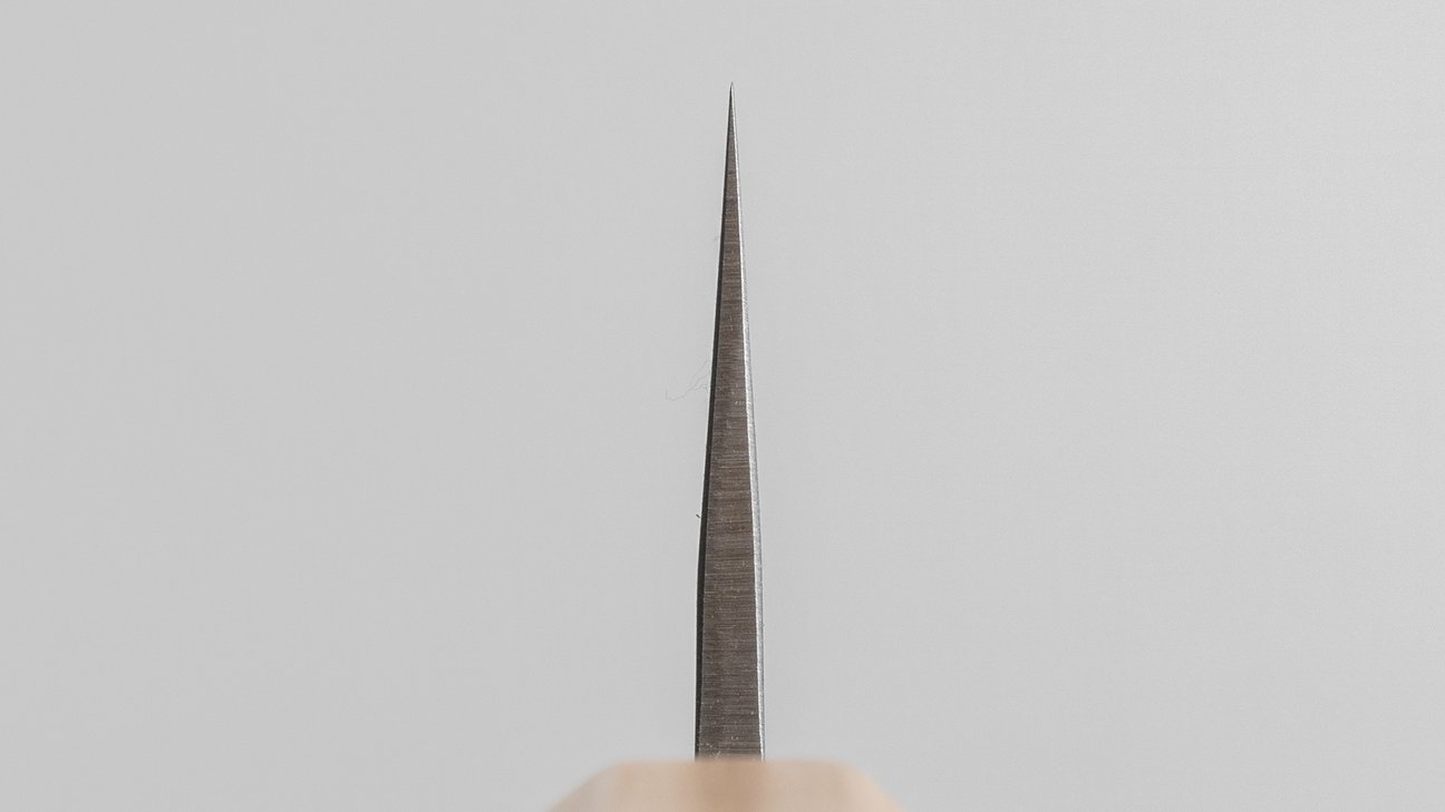 Hitohira TD SLD Tsuchime Honesuki Kaku 150 mm walnoot handvat 