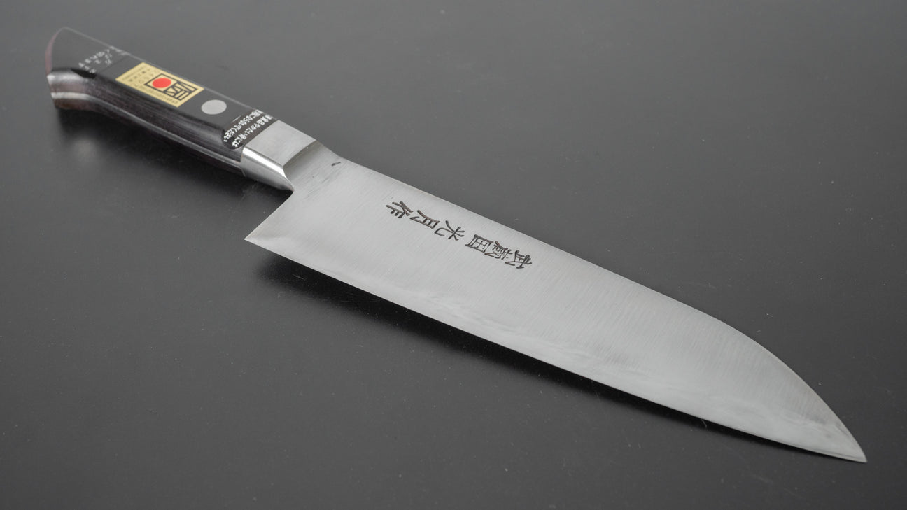 Kogetsu Carbon Santoku 180 mm Pakka-handvat 
