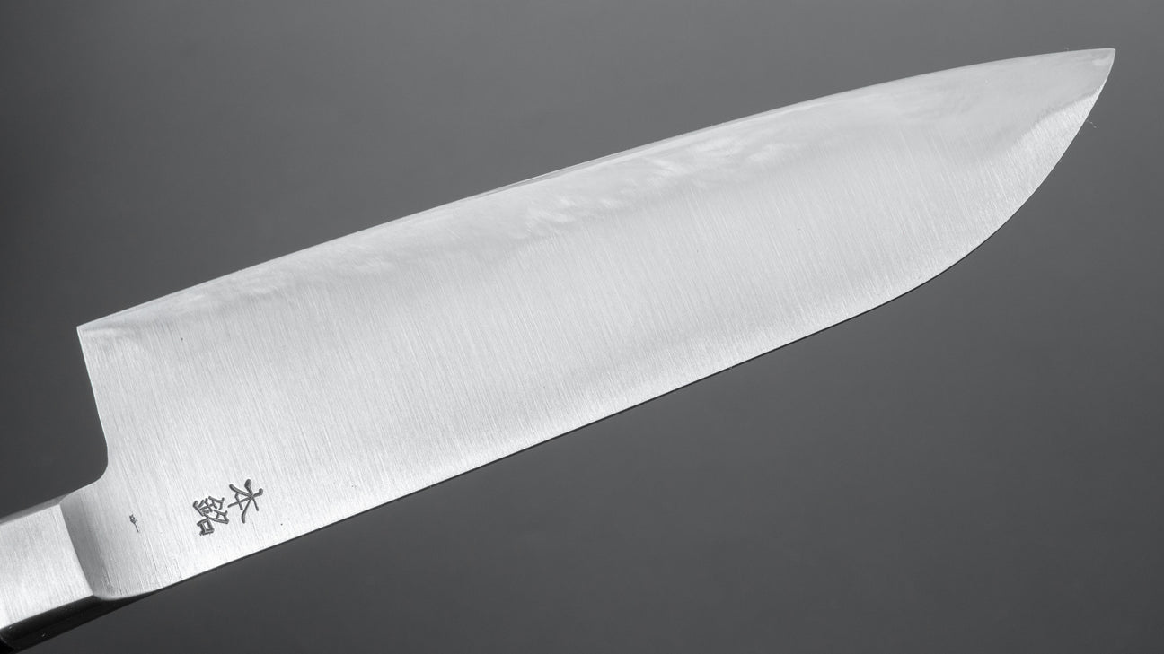 Kogetsu Carbon Santoku 180 mm Pakka-handvat 